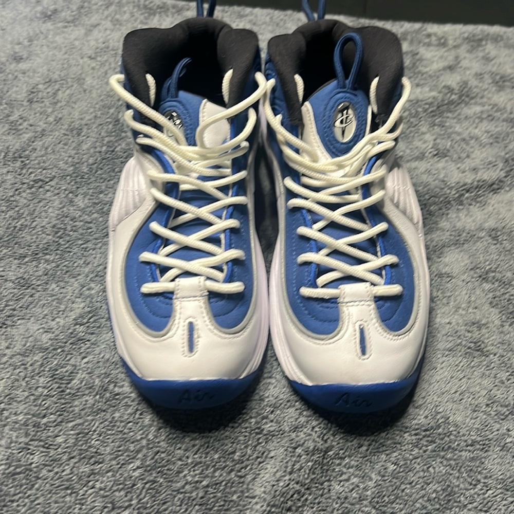 Nike Air Penny2 white blue men size 7.5